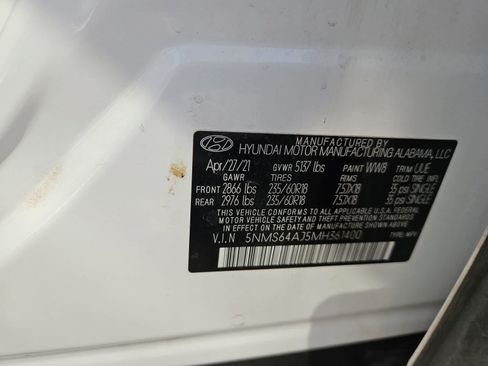 Used 2021 Hyundai Santa Fe SEL w/ Convenience Package FWD image 31