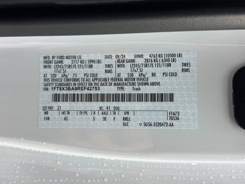 Used 2024 Ford F350 XL w/ Snow Plow Prep Package image 34