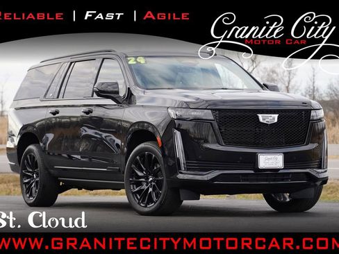 Used 2024 Cadillac Escalade ESV Sport Platinum w/ LPO, ONYX Package image 1