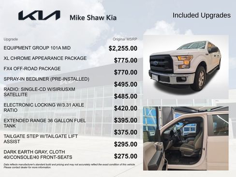 Used 2016 Ford F150 XL w/ Equipment Group 101A Mid AWD/4WD image 6