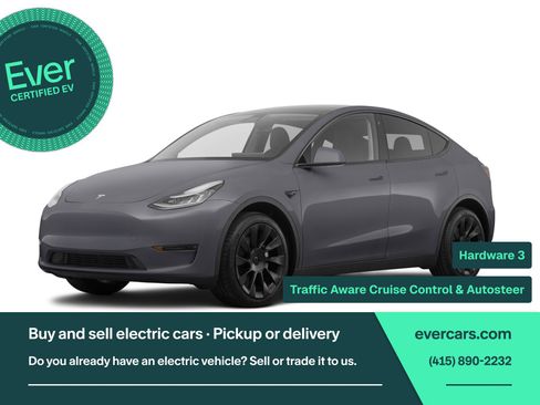 Used 2022 Tesla Model Y Long Range AWD/4WD image 1