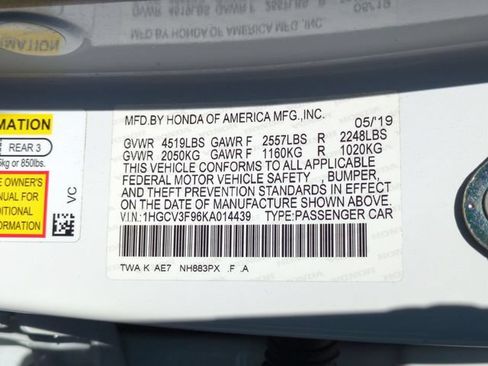 Used 2019 Honda Accord Touring image 37