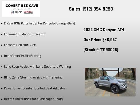 New 2026 GMC Canyon AT4 AWD/4WD image 36