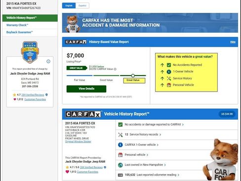 Used 2015 Kia Forte EX w/ EX Premium Package image 11