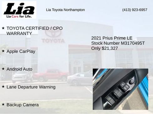 Used 2021 Toyota Prius Prime LE image 7