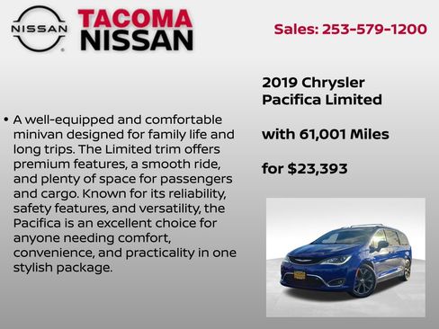 Used 2019 Chrysler Pacifica Limited image 12