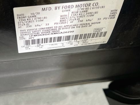 Used 2021 Ford Explorer ST w/ Equipment Group 401A AWD/4WD image 33
