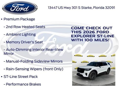 New 2026 Ford Explorer ST-Line RWD image 20