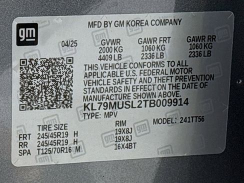 Certified 2026 Chevrolet TrailBlazer RS w/ Convenience Package AWD/4WD image 34
