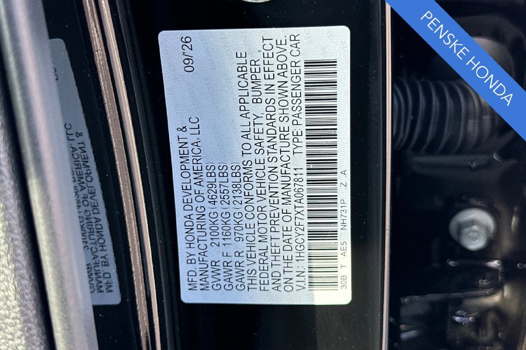 New 2026 Honda Accord Sport image 31