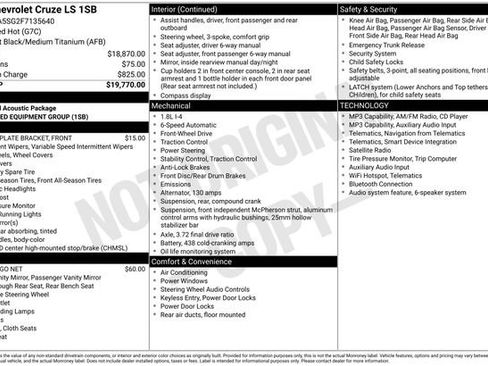 Certified 2015 Chevrolet Cruze LS image 12