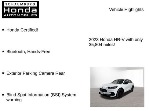 Certified 2023 Honda HR-V Sport image 7
