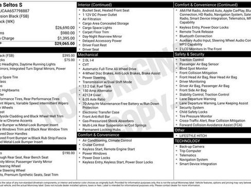 New 2025 Kia Seltos S image 4