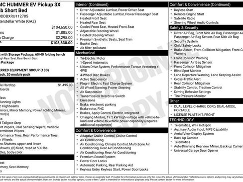 Used 2024 GMC Hummer EV 3X AWD/4WD image 43