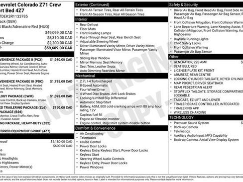 Used 2024 Chevrolet Colorado Z71 w/ Z71 Convenience Package 2 AWD/4WD image 20