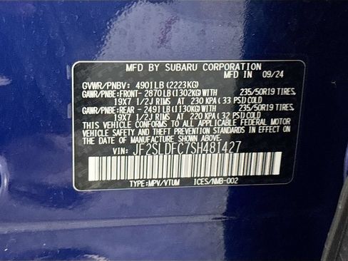 Certified 2025 Subaru Forester Sport AWD/4WD image 29