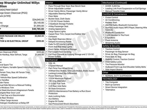 Used 2022 Jeep Wrangler Unlimited Sport image 15