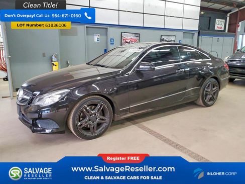 Used 2015 Mercedes-Benz E 400 4MATIC Coupe w/ Premium 1 Package image 1