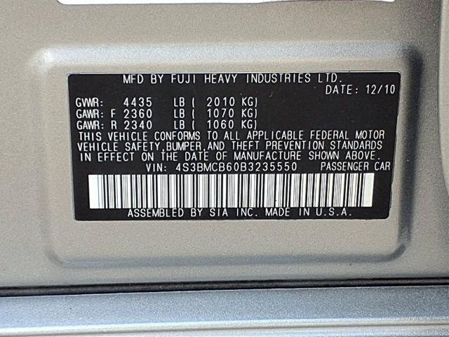 Used 2011 Subaru Legacy 2.5i Premium AWD/4WD image 9