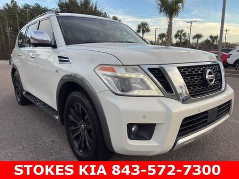 Used 2017 Nissan Armada Platinum w/ Captain Seat Package image 1