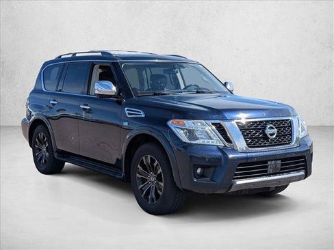 Used 2019 Nissan Armada Platinum w/ Interior Lighting Package AWD/4WD image 3