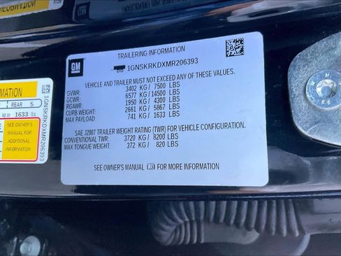 Used 2021 Chevrolet Tahoe RST w/ Luxury Package image 34