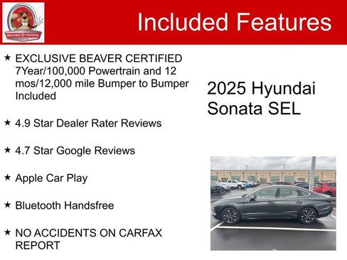 Used 2025 Hyundai Sonata SEL FWD image 5