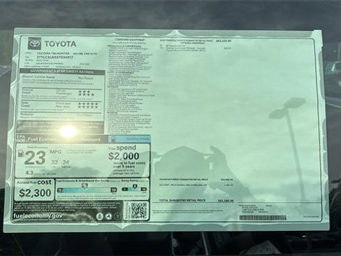 New 2025 Toyota Tacoma 4x4 Double Cab Hybrid w/ Tow Tech Package image 36