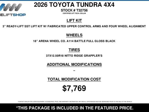 Used 2026 Toyota Tundra Platinum AWD/4WD image 2
