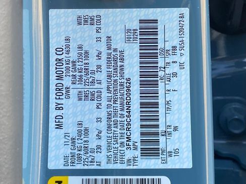 Used 2022 Ford Bronco Sport Outer Banks w/ Tech Package image 34