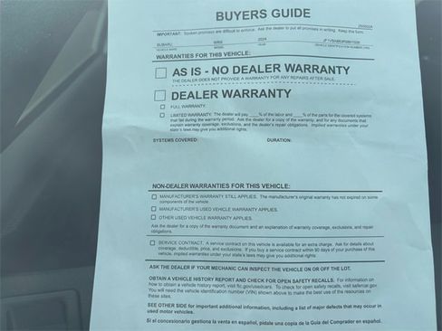 Used 2024 Subaru WRX Base image 34