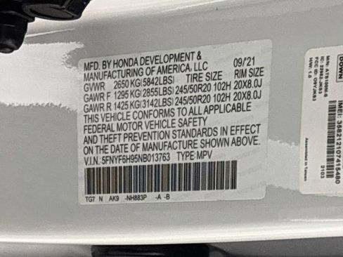 Used 2022 Honda Pilot Touring image 26