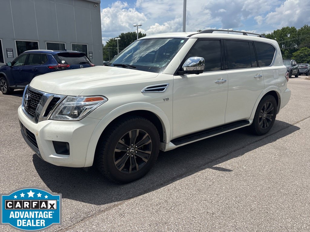 Used 2019 Nissan Armada Platinum w/ Captain's Chairs Package AWD/4WD image 1