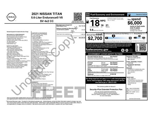 Used 2021 Nissan Titan SV RWD image 4
