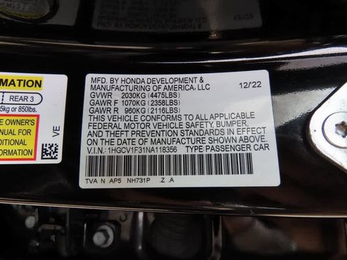 Certified 2022 Honda Accord Sport image 25