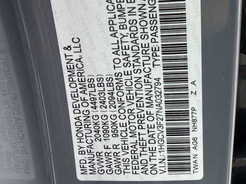 Used 2022 Honda Accord Sport image 34