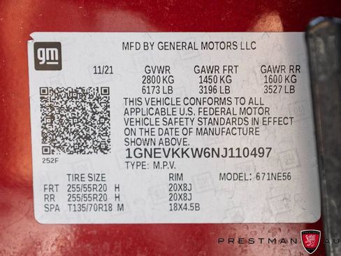 Used 2022 Chevrolet Traverse Premier w/ Redline Edition AWD/4WD image 50