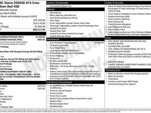 Used 2024 GMC Sierra 2500 AT4 w/ Max Trailering Package AWD/4WD image 6