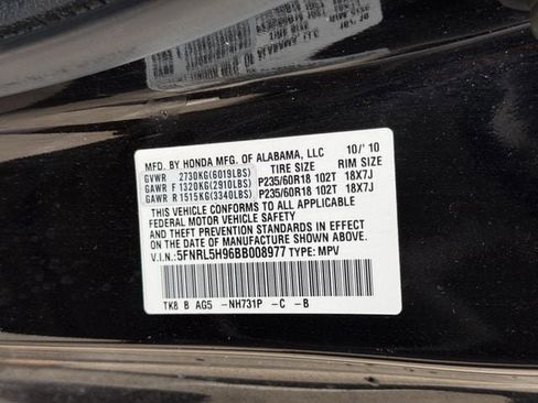 Used 2011 Honda Odyssey Touring image 37