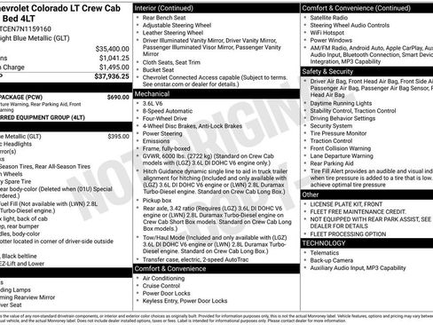 Used 2022 Chevrolet Colorado LT w/ Safety Package AWD/4WD image 17