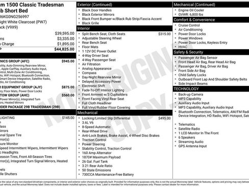 Used 2022 RAM 1500 Tradesman w/ Electronics Group RWD image 6