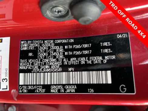 Used 2021 Toyota 4Runner TRD Off-Road image 20