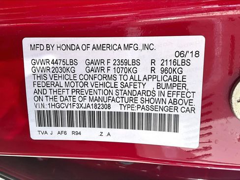 Used 2018 Honda Accord Sport image 37