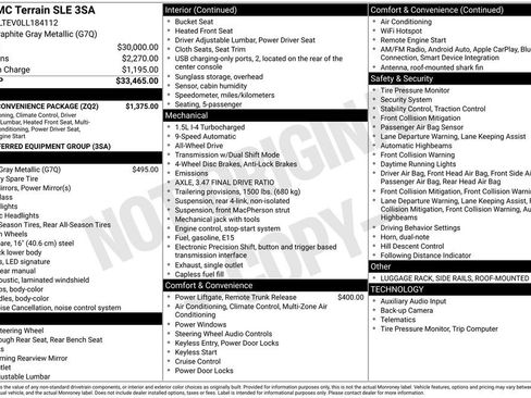 Used 2020 GMC Terrain SLE w/ Driver Convenience Package AWD/4WD image 7