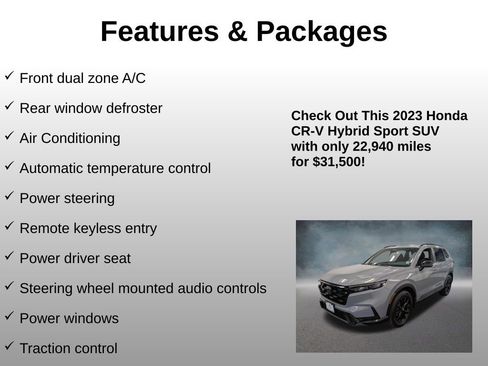Used 2023 Honda CR-V Sport image 8