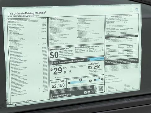 New 2026 BMW 430i xDrive w/ M Sport Package AWD/4WD image 17