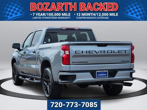 Used 2026 Chevrolet Silverado 1500 Custom w/ Turbomax Blackout Package AWD/4WD image 4