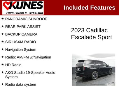 Used 2023 Cadillac Escalade Sport w/ Touring Package