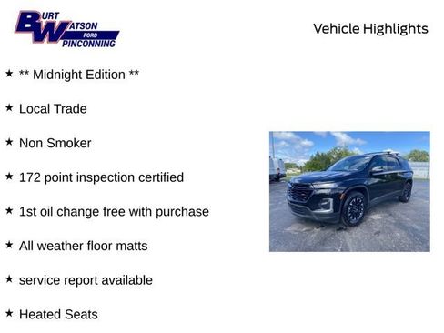 Used 2023 Chevrolet Traverse RS w/ LPO, Floor Liner Package FWD image 10