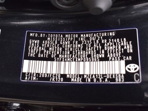 Used 2021 Toyota Corolla SE FWD image 33